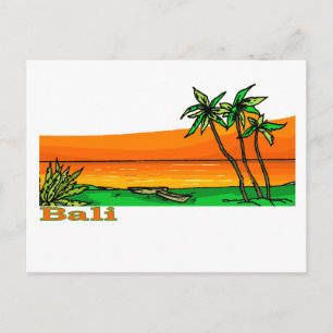 Bali, Indonesia Postcard