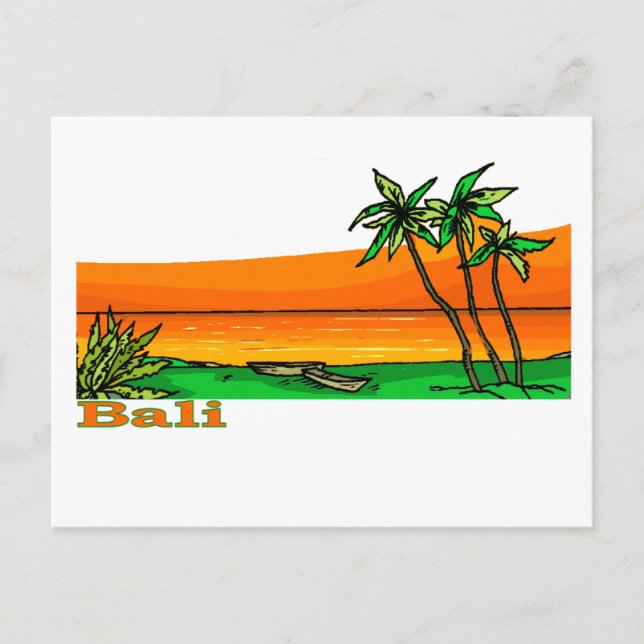 Bali, Indonesia Postcard (Front)