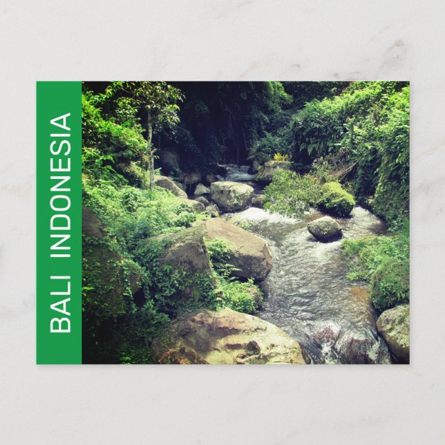 Bali Indonesia Postcard (Front)