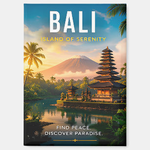 🌺 Bali Indonesia Tropical Decor 🌴 Magnet