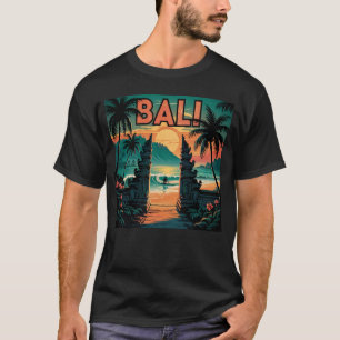 Bali Island Summer – Sunset Beach Ocean Surfers T-Shirt