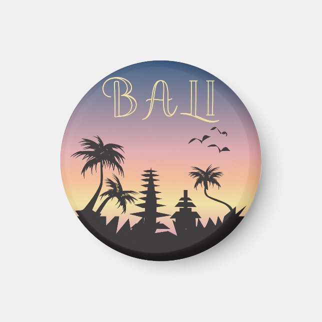 Bali Island Tourism Sign Magnet (Front)