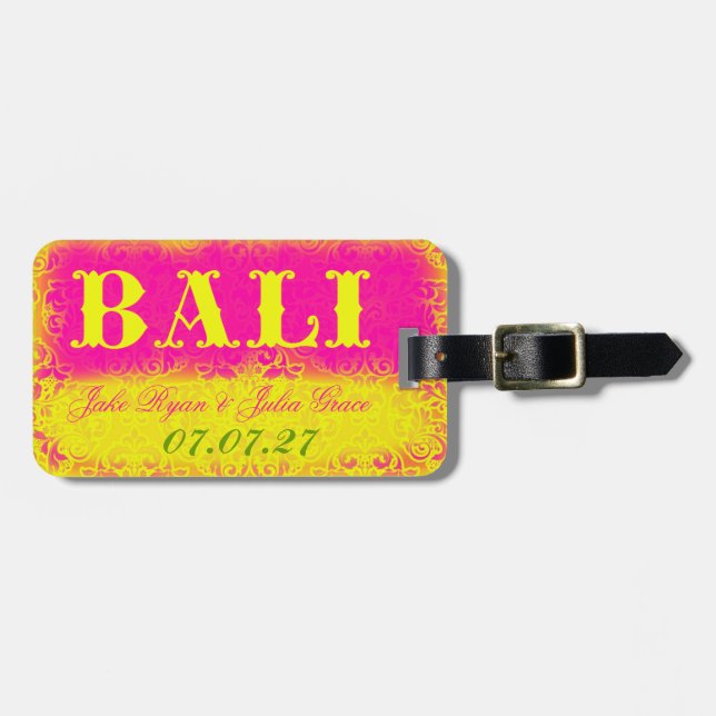 BALI Luggage Tag (Front Horizontal)