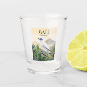 Bali Myna, Bali Indonesia Shot Glass