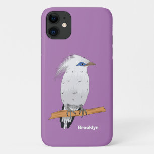 Bali Myna tropical exotic bird iPhone 11 Case
