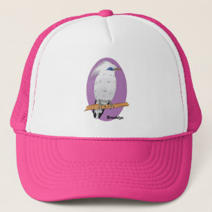 Bali Myna tropical exotic bird Trucker Hat