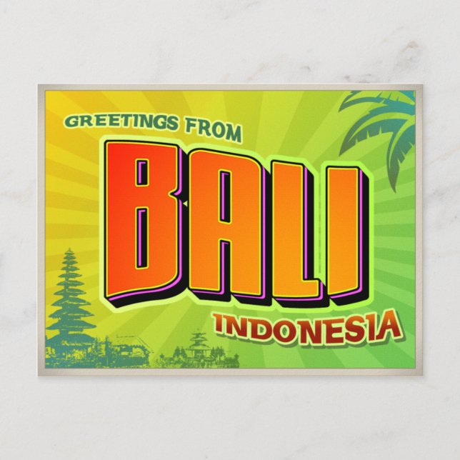 BALI POSTCARD (Front)