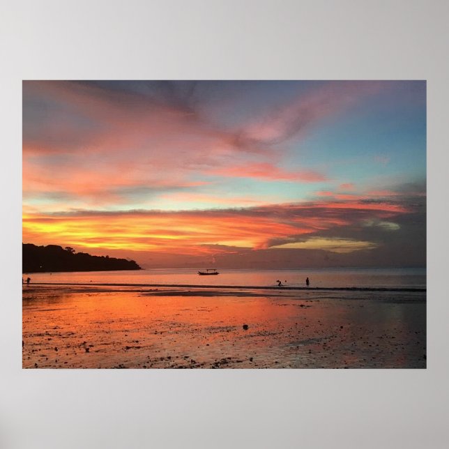 Bali Sunset Poster (Front)