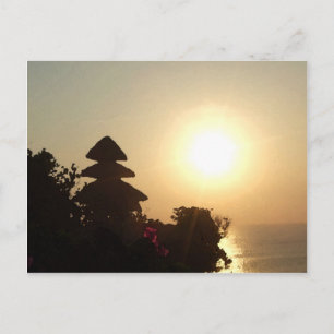 Bali temple postcard