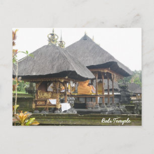 Bali Temple Postcard