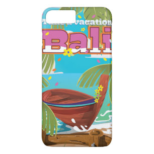 Bali Travel poster. iPhone 8 Plus/7 Plus Case