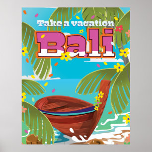 Bali Travel poster. Poster