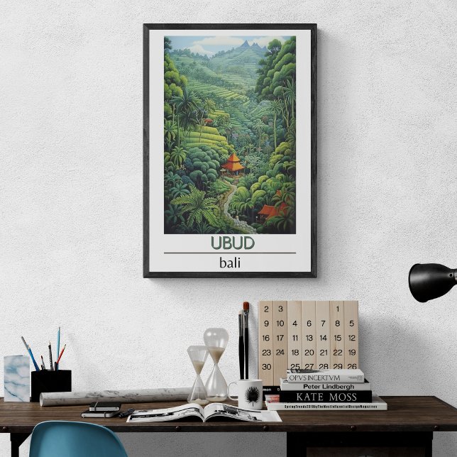 Bali Travel Poster, Ubud Travel Poster (Creator Uploaded)
