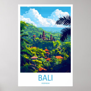 Bali Travel Print Wall Art Bali Wall Hanging Home