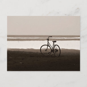 Bali Vacation Sanur Beach Cycling Postcard