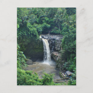 Bali waterfalls postcard