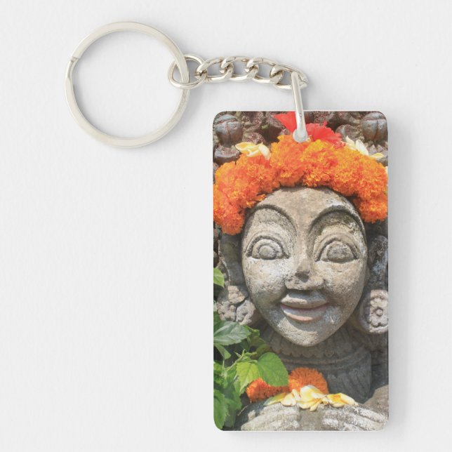 Balinese art key ring (Front)