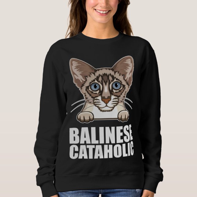 Balinese  Balinese cat  Balinese Dad  3 Sweatshirt (Front)