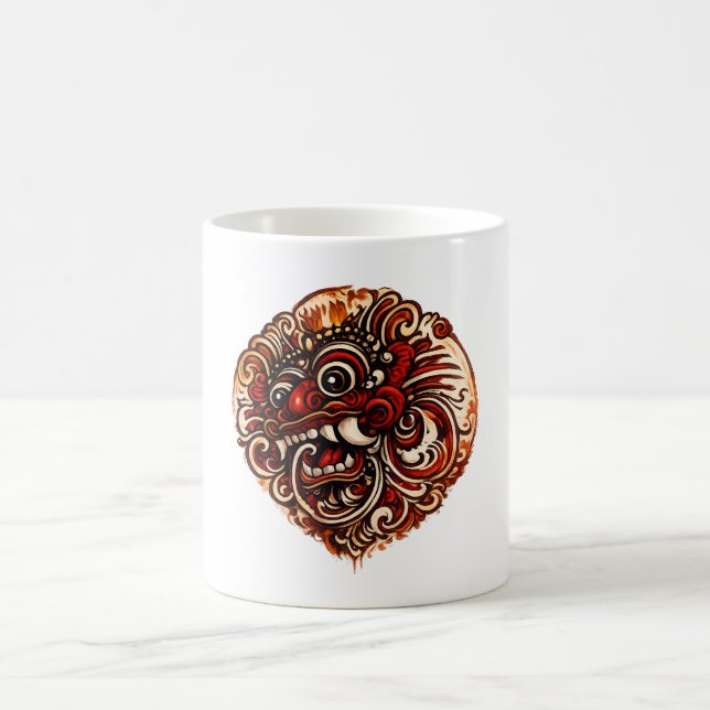 Balinese Barong Art Mug (Center)