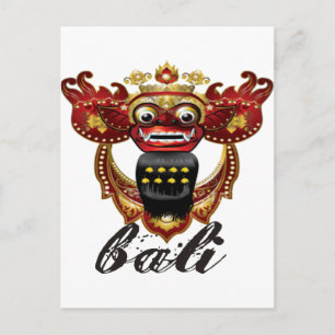Balinese Barong Indonesia Souvenir Postcard