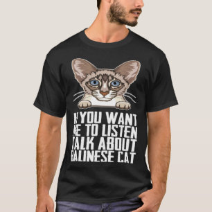 Balinese cat  Balinese  Balinese cats T-Shirt