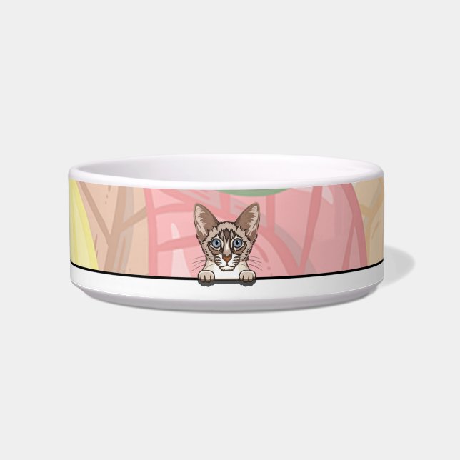Balinese Cat Pet Bowl (Front)