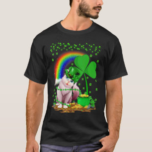 Balinese Cat  Rainbow Balinese Cat St Patrick's Da T-Shirt