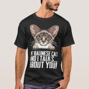 Balinese cats  Balinese  Balinese cats T-Shirt