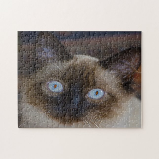 Balinese Cats. Jigsaw Puzzle (Horizontal)