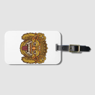 Balinese Cultural Barong Luggage Tag