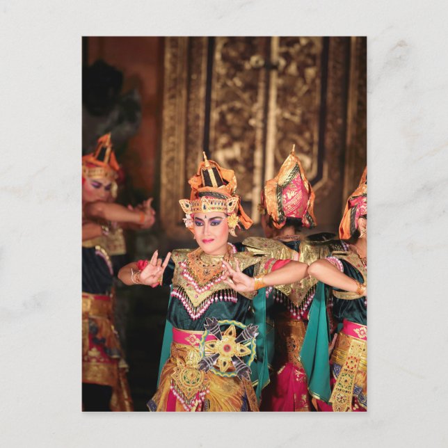 Balinese dance performance postcard (Front)