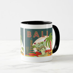 Balinese Dancer Holiday Mug for Festive Delights