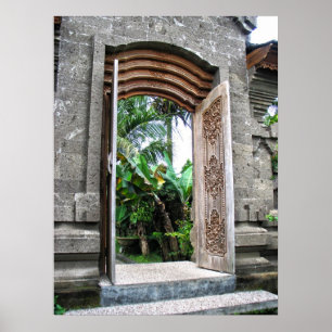 Balinese Door Poster