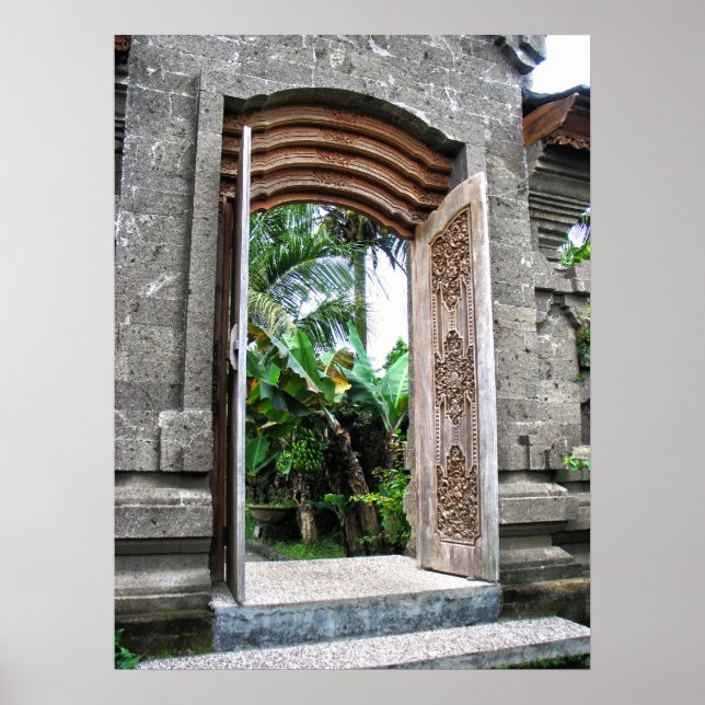 Balinese Door Poster (Front)
