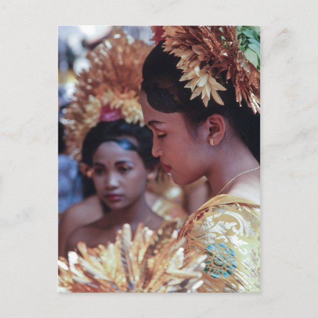 Balinese girl postcard (Front)