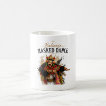 Balinese Masked Dance Mug