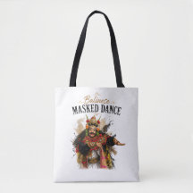Balinese Masked Dance Tote Bag