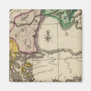 Balkan Peninsula 3 Magnet