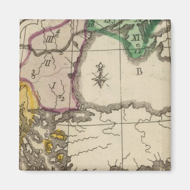 Balkan Peninsula 3 Magnet (Front)