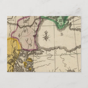 Balkan Peninsula 3 Postcard