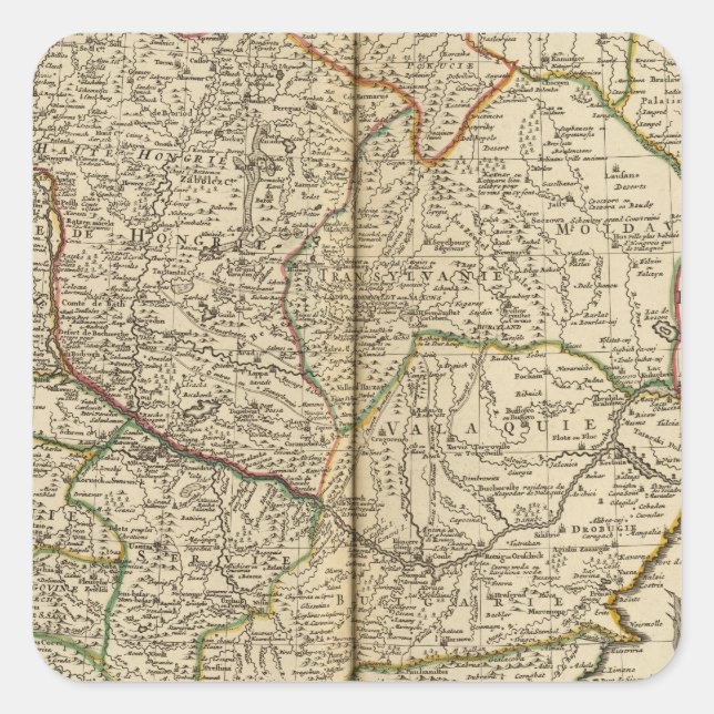 Balkan Peninsula 3 Square Sticker (Front)