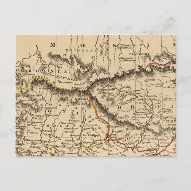 Balkan Peninsula 5 Postcard (Front)