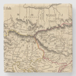 Balkan Peninsula 5 Stone Coaster
