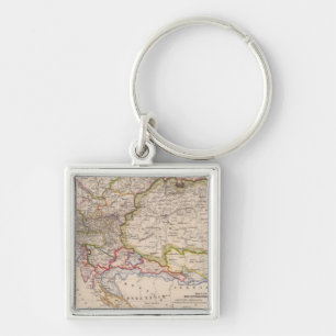 Balkan Peninsula, Austria, Hungary Key Ring