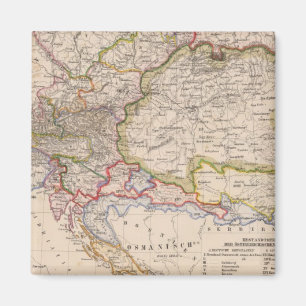 Balkan Peninsula, Austria, Hungary Magnet