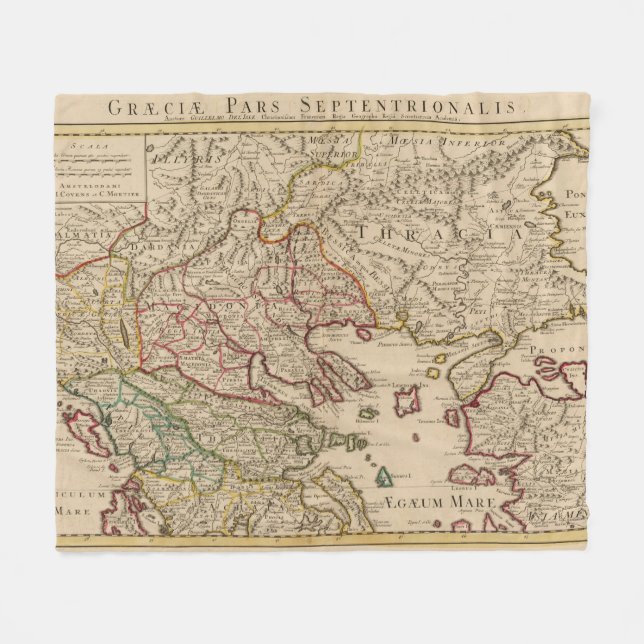 Balkan Peninsula, Greece, Macedonia 3 Fleece Blanket (Front (Horizontal))