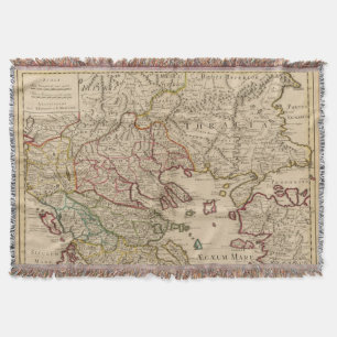 Balkan Peninsula, Greece, Macedonia 3 Throw Blanket