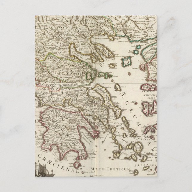 Balkan Peninsula, Greece, Macedonia Postcard (Front)