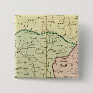 Balkan Peninsula, Hungary, Romania 2 15 Cm Square Badge