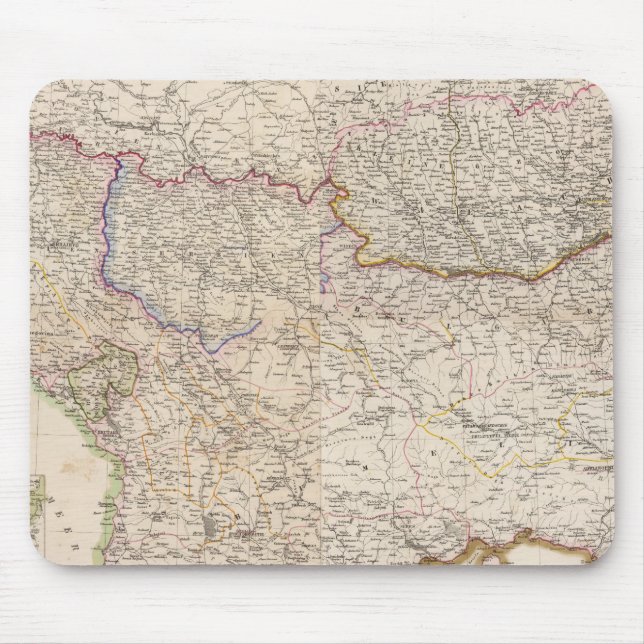 Balkan Peninsula, Turkey Mouse Pad (Front)